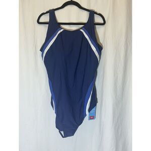 Cotton Traders‎ NWT Women's Navy Blue Swimsuit Size 22W W19